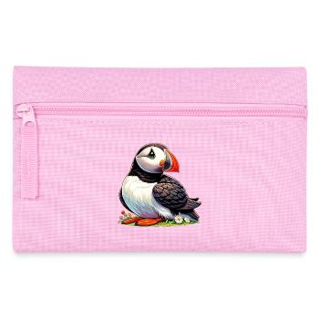 Papageitaucher - Federtasche - Rosa - Vorne