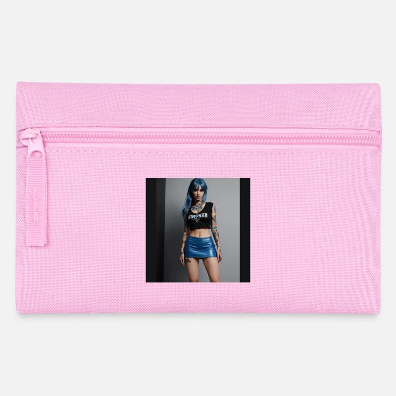 Rebellisches Mädchen - Federtasche - Rosa