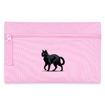 Nachtkater Silhouette - Federtasche - Rosa - Vorne
