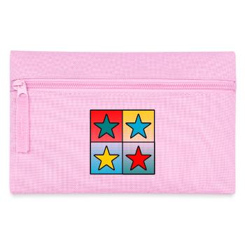 STAR. STARS. FEAST. ANNIVERSARY. CHRISTMAS - Pencil Case - pink - Front
