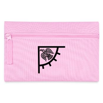 Drapeau Viking Coin Corbeau - Trousse - rose - Devant