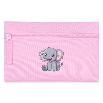 Cute elephant for kids - Pencil Case - pink - Front