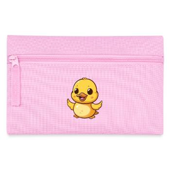 Happy duckling dances joyfully - Pencil Case - pink - Front