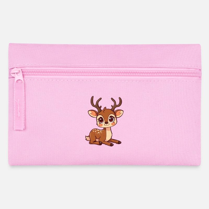 Fauve mignon avec de grands yeux - Trousse - rose