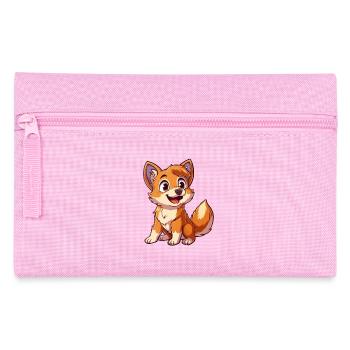 Un chiot joyeux pour les amoureux des animaux - Trousse - rose - Devant