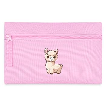 Cute alpaca motif for animal lovers - Pencil Case - pink - Front