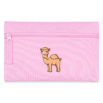 L’alpaga mignon vous sourit - Trousse - rose - Devant