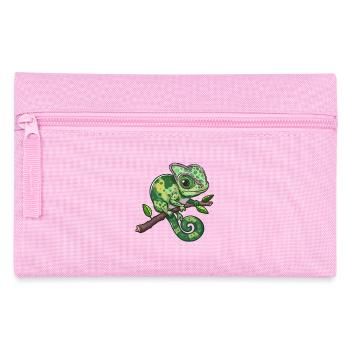 Colorful Chameleon Spell - Pencil Case - pink - Front