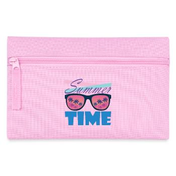 Summertime Palm Sunglasses - Pencil Case - pink - Front