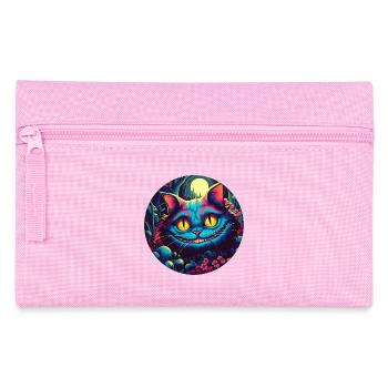 Grinsekatze Alice im Wunderland Zauberwald - Federtasche - Rosa - Vorne