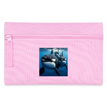 Orcas - Pencil Case - pink - Front