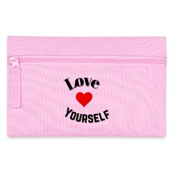 Sich selbst lieben - Federtasche - Rosa - Vorne