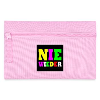 Never again - Pencil Case - pink - Front