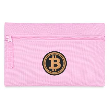 Die digitale Währung im Wüstensand - Federtasche - Rosa - Vorne