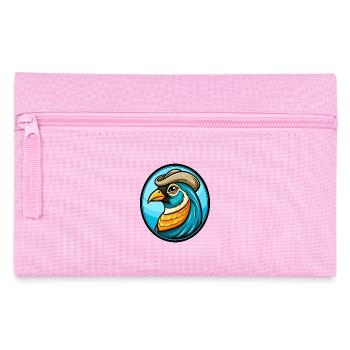 Wachtel Bunte Kawaii Cartoon Figur Clipart - Federtasche - Rosa - Vorne