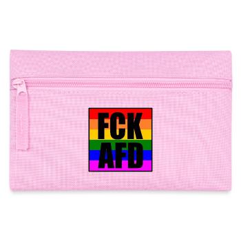 Fck afd - Federtasche - Rosa - Vorne