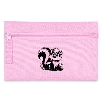 Baby Skunk Kids Pencil Drawing Sketch - Pencil Case - pink - Front
