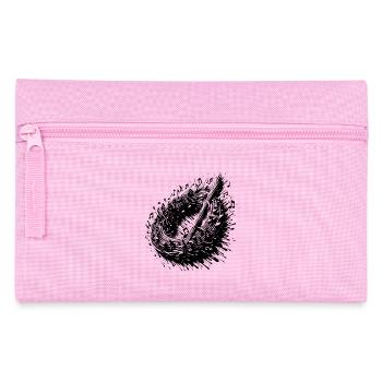 Circling Music Notes Scale Circle - Pencil Case - pink - Front