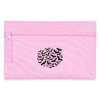 Huge flying swarm of bats - Pencil Case - pink - Front