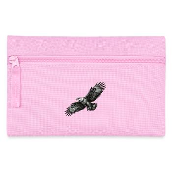 Le pygargue à queue blanche en vol - un symbole de liberté - Trousse - rose - Devant