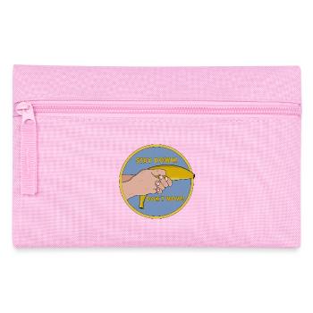 Bleib unten, bewege dich nicht, lustige Banane - Federtasche - Rosa - Vorne