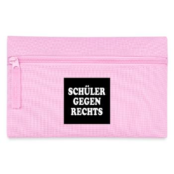 Schüler gegen rechts - Federtasche - Rosa - Vorne