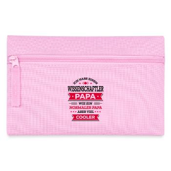 WISSENSCHAFTLER PAPA - COOLER ALS NORMALER PAPA - Federtasche - Rosa - Vorne