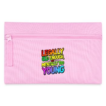 Legally old enough - Pencil Case - pink - Front