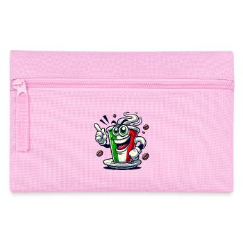 Espresso Italiano / Kaffee Design - Federtasche - Rosa - Vorne