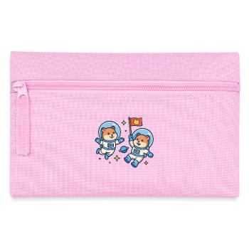 Hamsters astronautes - Trousse - rose - Devant