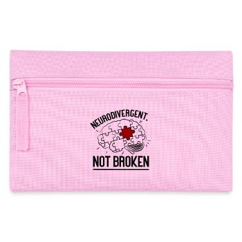 Neurodivergent. Not Broken - Pencil Case - pink - Front