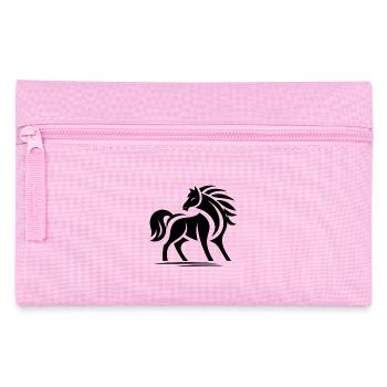 Chevaux Tribal - Trousse - rose - Devant