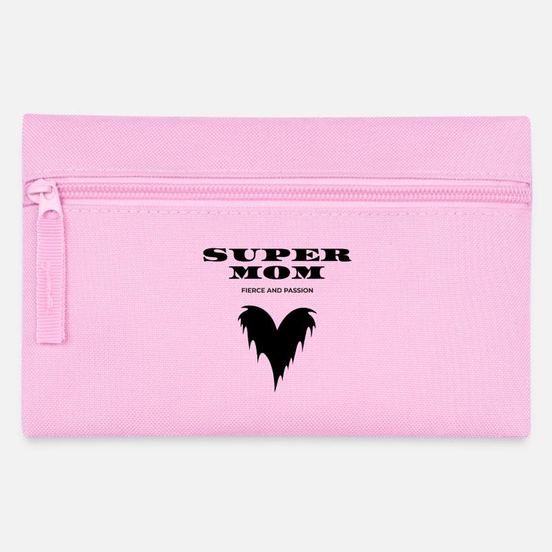 SuperMom Heart - Federtasche - Rosa