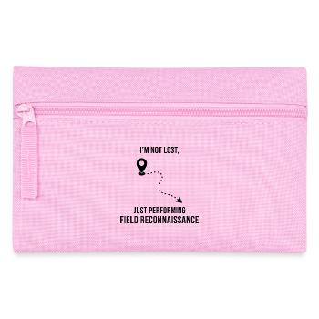 Field Reconnaissance GIS Survey Mapping Humor - Pencil Case - pink - Front