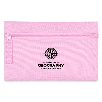 Geography Compass Nowhere Spatial GIS - Pencil Case - pink - Front