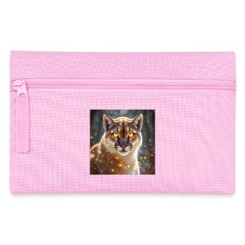 Power Animal Cougar - Pencil Case - pink - Front