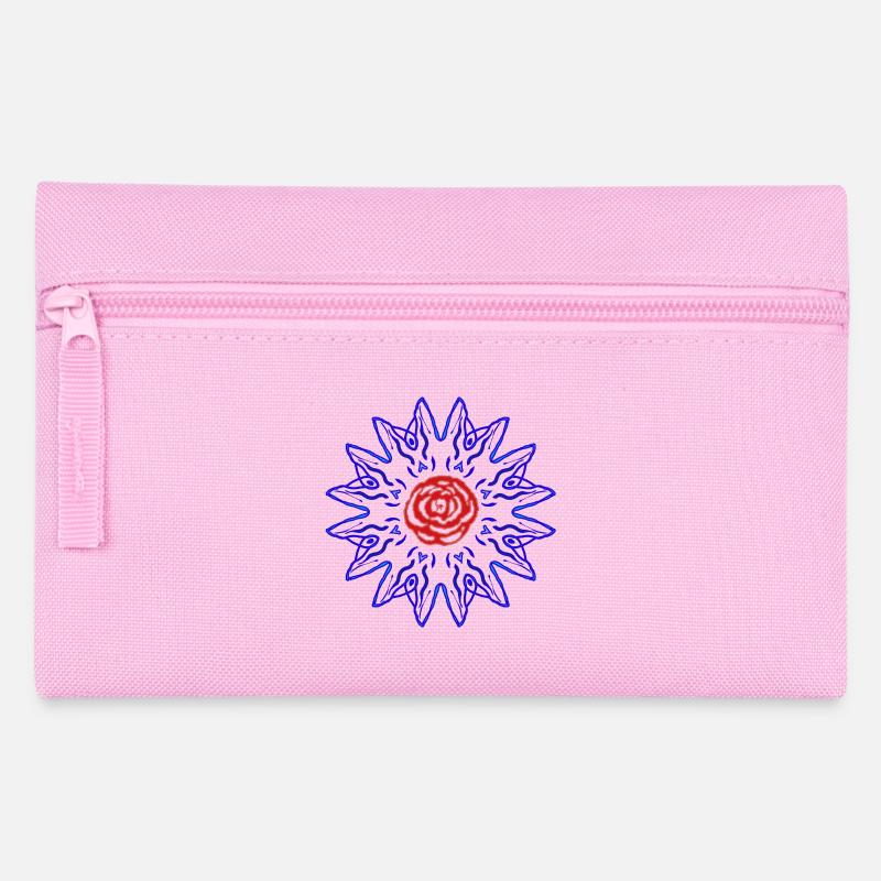 Rose dans le soleil bleu - Trousse - rose
