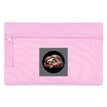 Faultier - cool bleiben immer mit der Ruhe - Federtasche - Rosa - Vorne