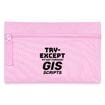 GIS Scripts Programming Try Except Debugging - Pencil Case - pink - Front