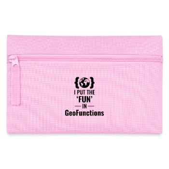 GeoFunctions Développeur SIG Fun - Trousse - rose - Devant
