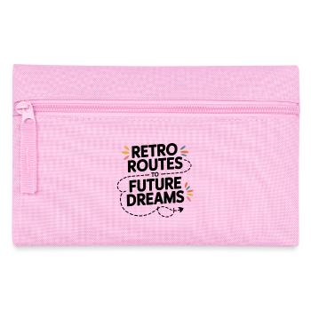 Retro Routes Future Dreams Boussole Carte - Trousse - rose - Devant