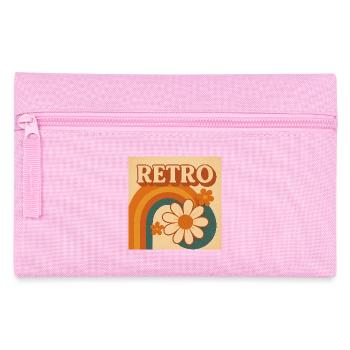 Sunshine & Daisies – 70s Vibes Forever - Federtasche - Rosa - Vorne