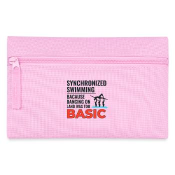 Synchronized Swimming Dancing Basic Swimmer Humor - Pencil Case - pink - Front