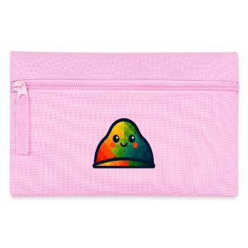 WPAP Polygon Kawaii Style Baby Toy Hat - Pencil Case - pink - Front