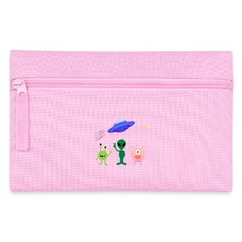 Außerirdischer Gruß - Federtasche - Rosa - Vorne