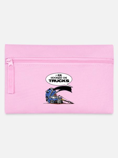 HookedOnTRUCKS-BLAU - Federtasche - Rosa