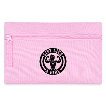 Soulever comme une fille - Trousse - rose - Devant