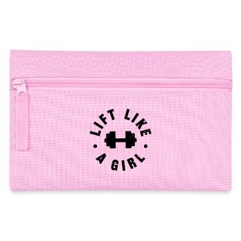 Soulever comme une fille - Trousse - rose - Devant