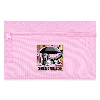 Kontrolle ist eine Illusion Hundekunst - Federtasche - Rosa - Vorne