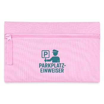 Parking attendant design - Pencil Case - pink - Front